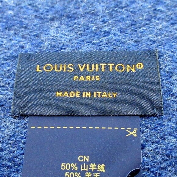 LOUIS VUITTON Echarpe Monogram Gradient Rubber Marine Scarf 556-071925 - Picture 6 of 6